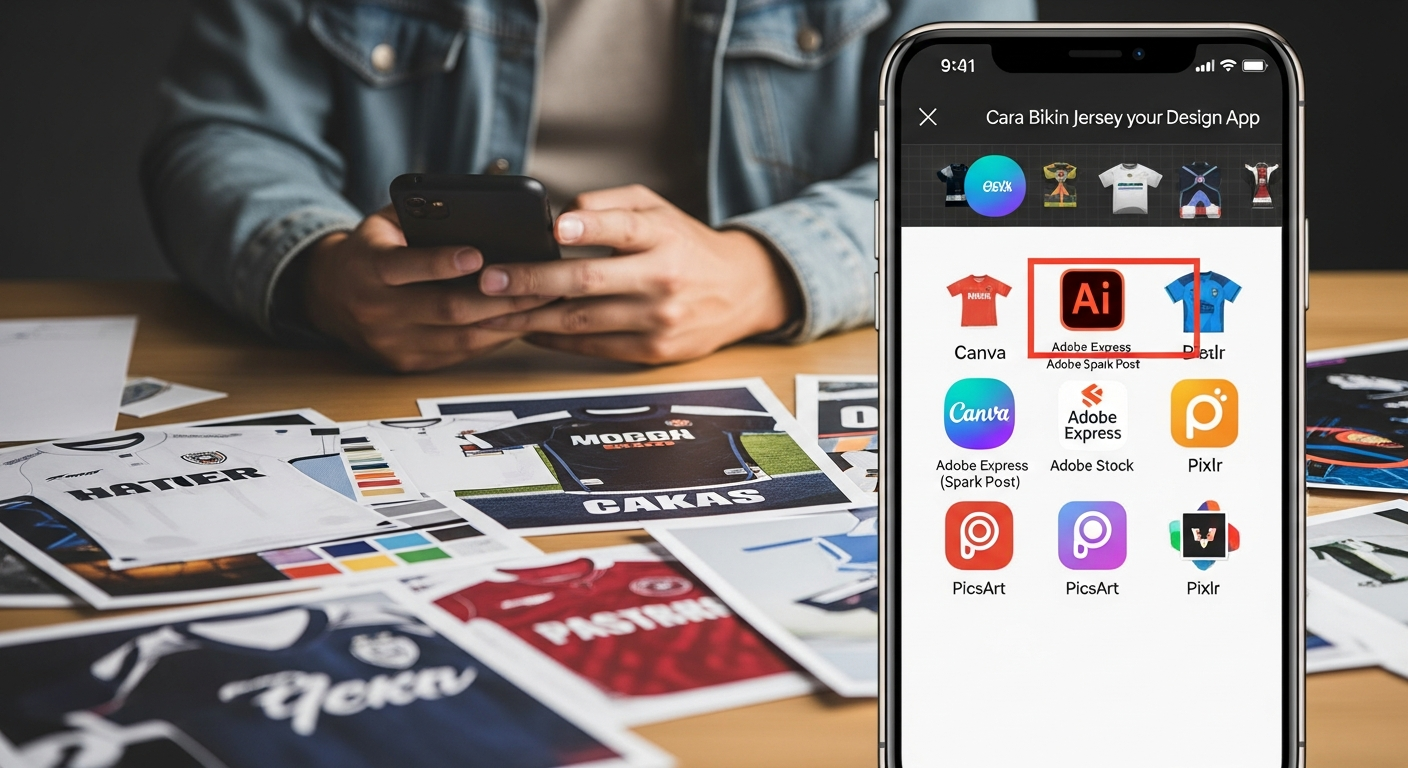Langkah-Langkah Praktis - cara bikin jersey di HP gratis | Natex Vendor