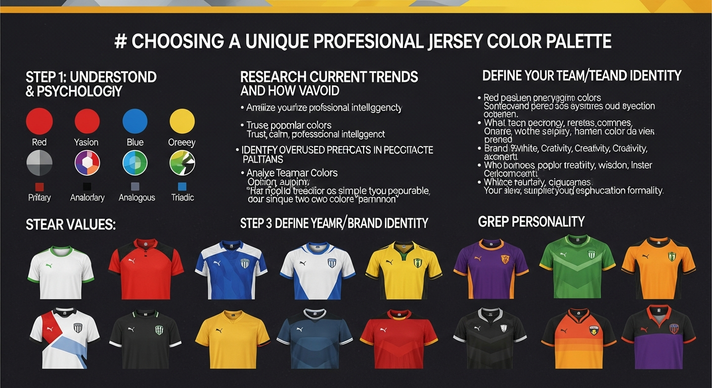 Langkah-Langkah Praktis - cara pilih warna jersey yang tidak pasaran | Natex Vendor