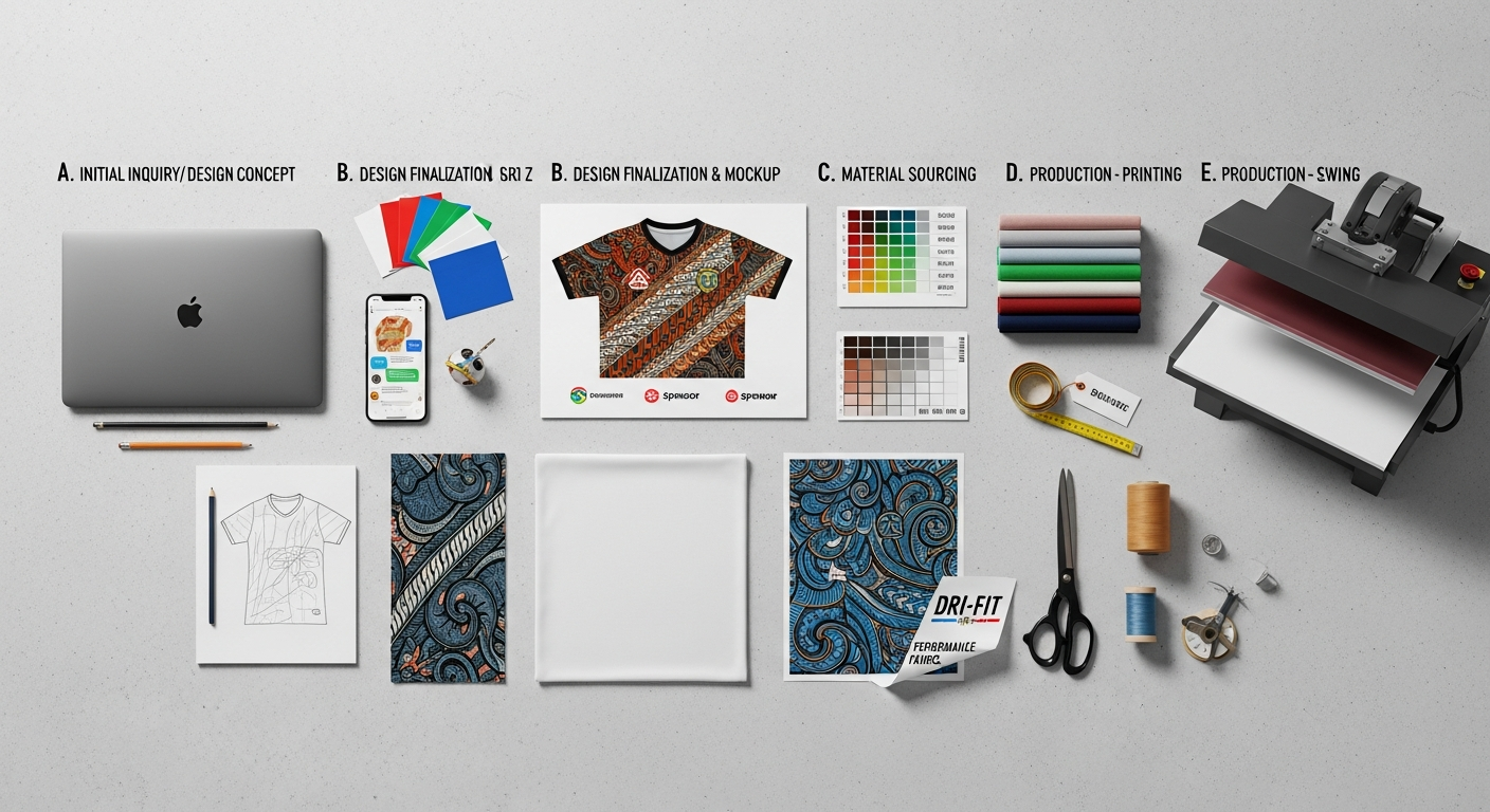 Proses Order dari A sampai Z - harga jersey basket custom | Natex Vendor