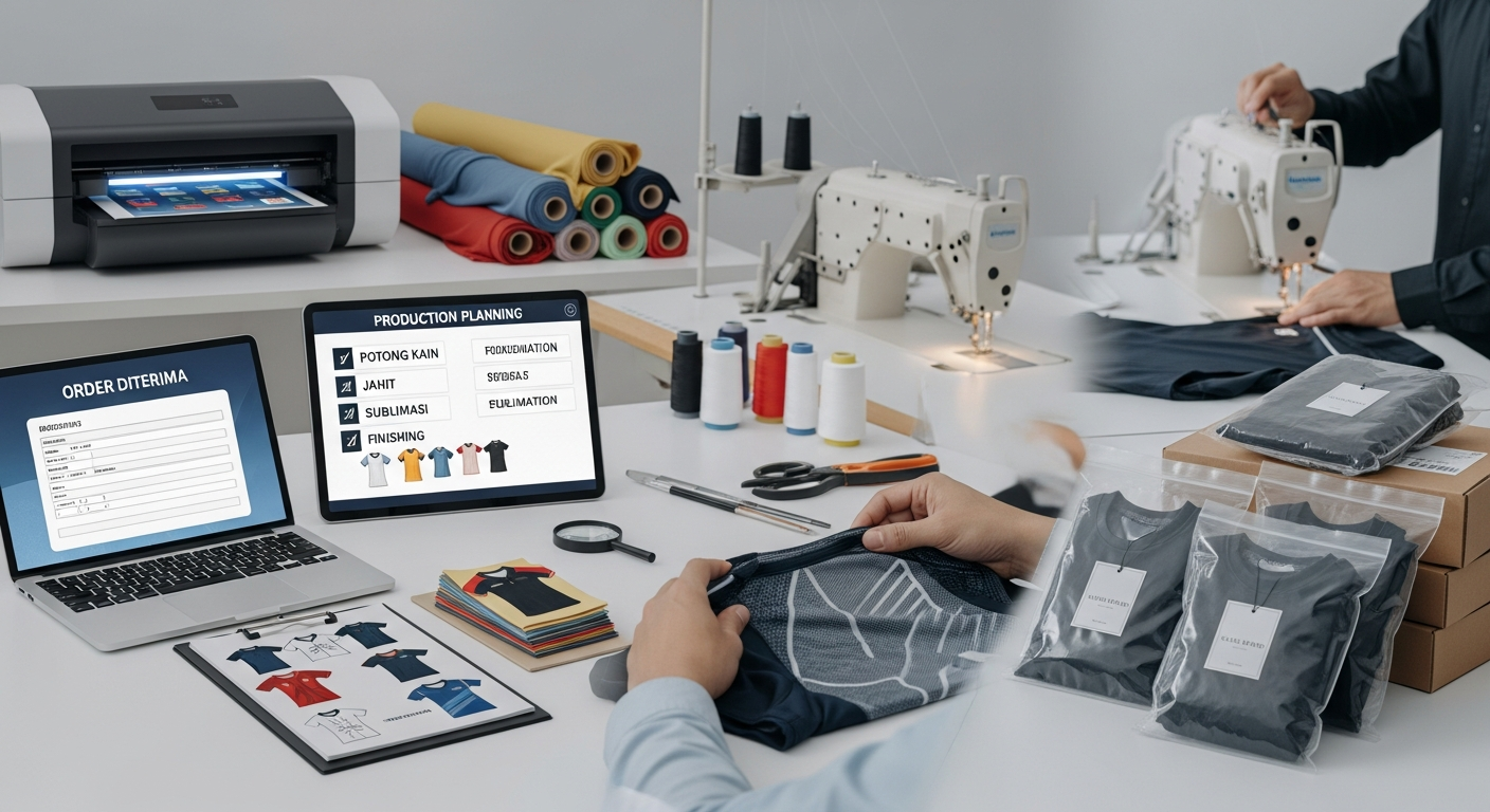 Proses Order dari A sampai Z - harga jersey include logo bordir | Natex Vendor