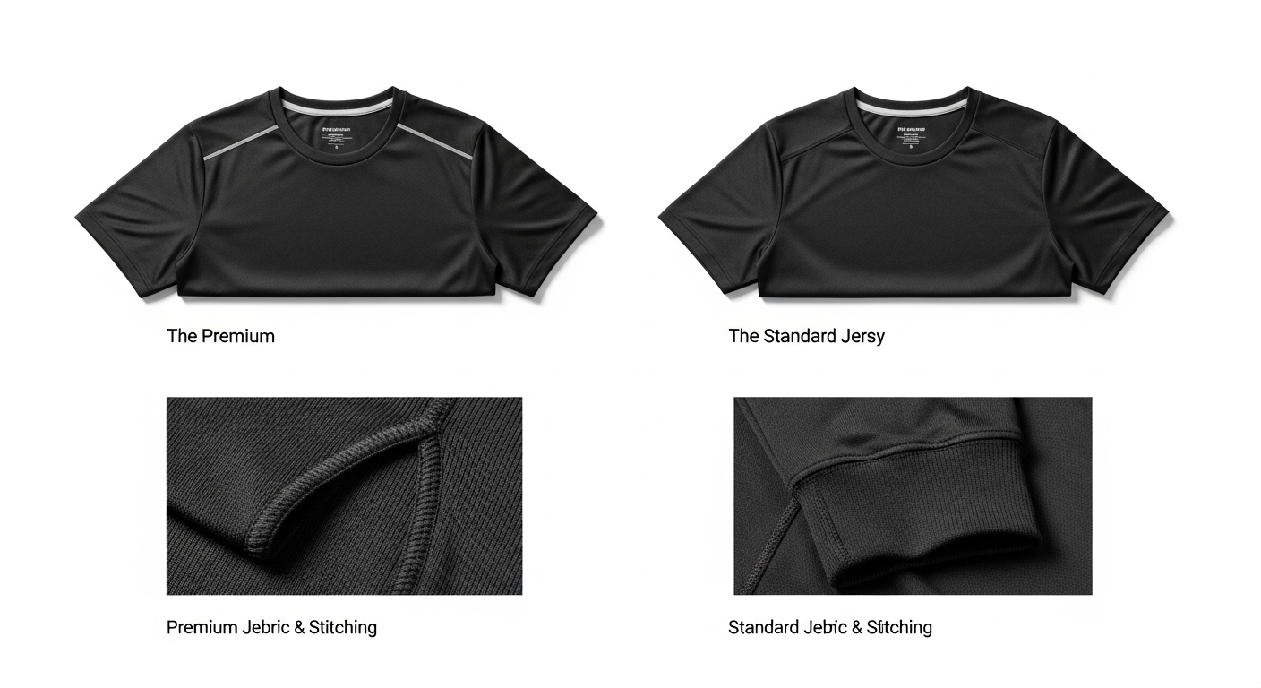 Harga Jersey Premium vs Standar: Mana yang Lebih Baik untuk Jersey? 1773455462 Harga Jersey Premium Vs Standar Featured
