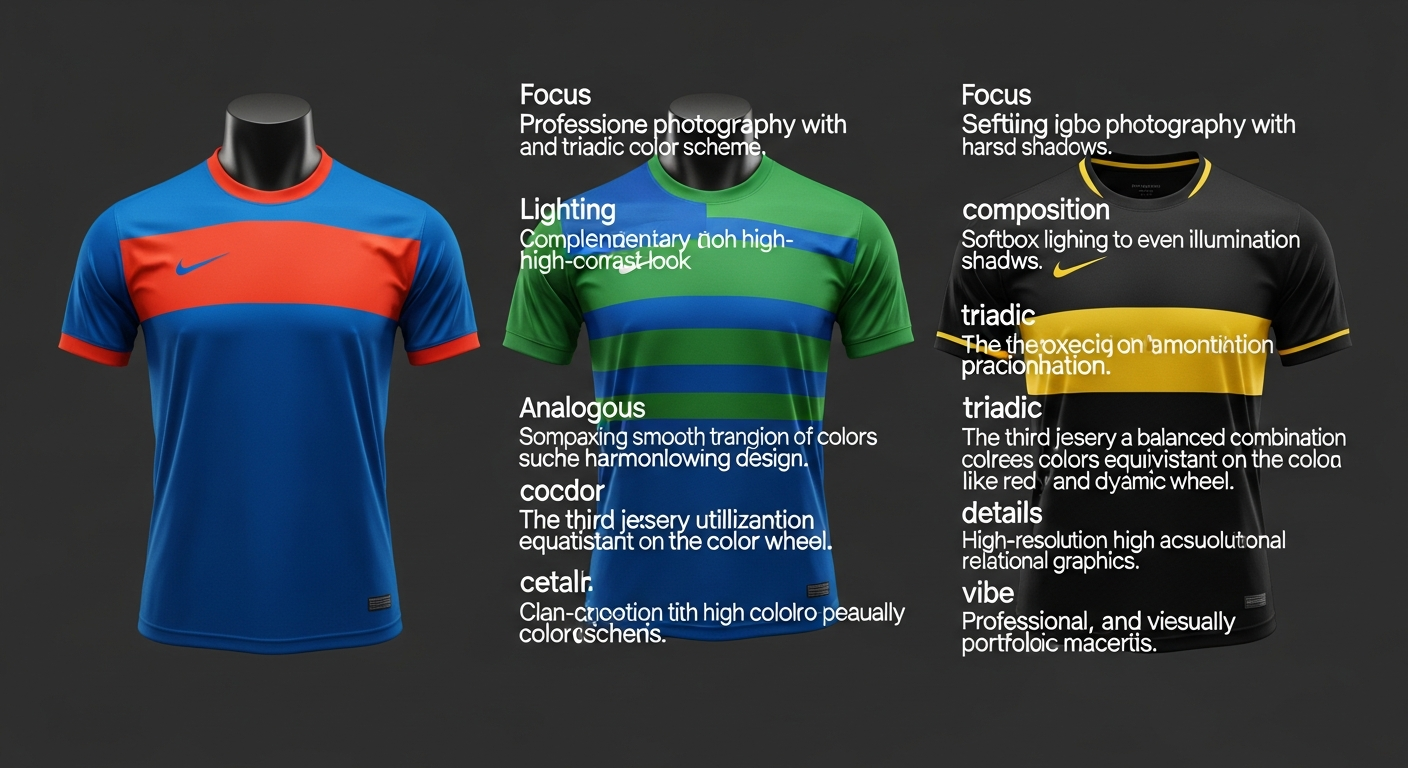 panduan pemilihan warna jersey