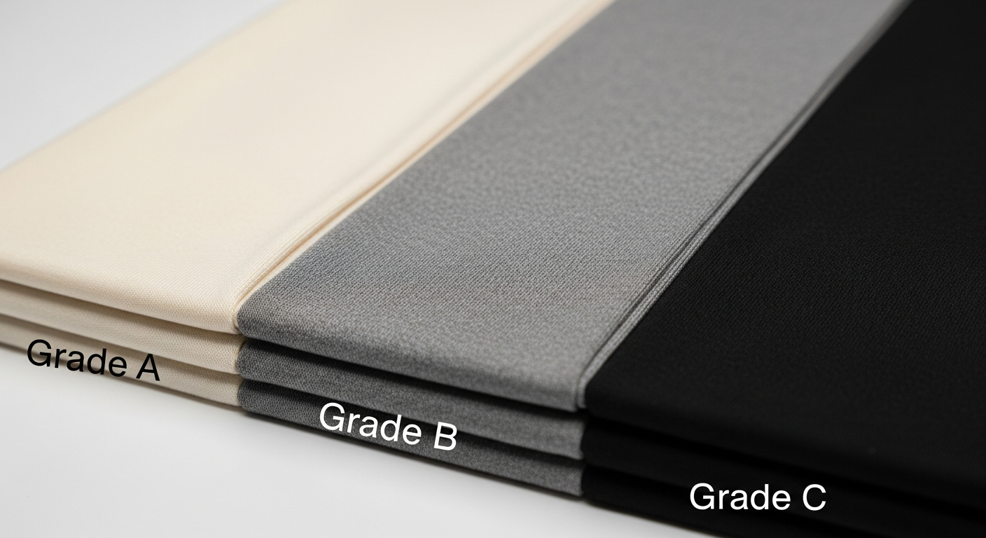 bahan jersey grade A B C perbedaan