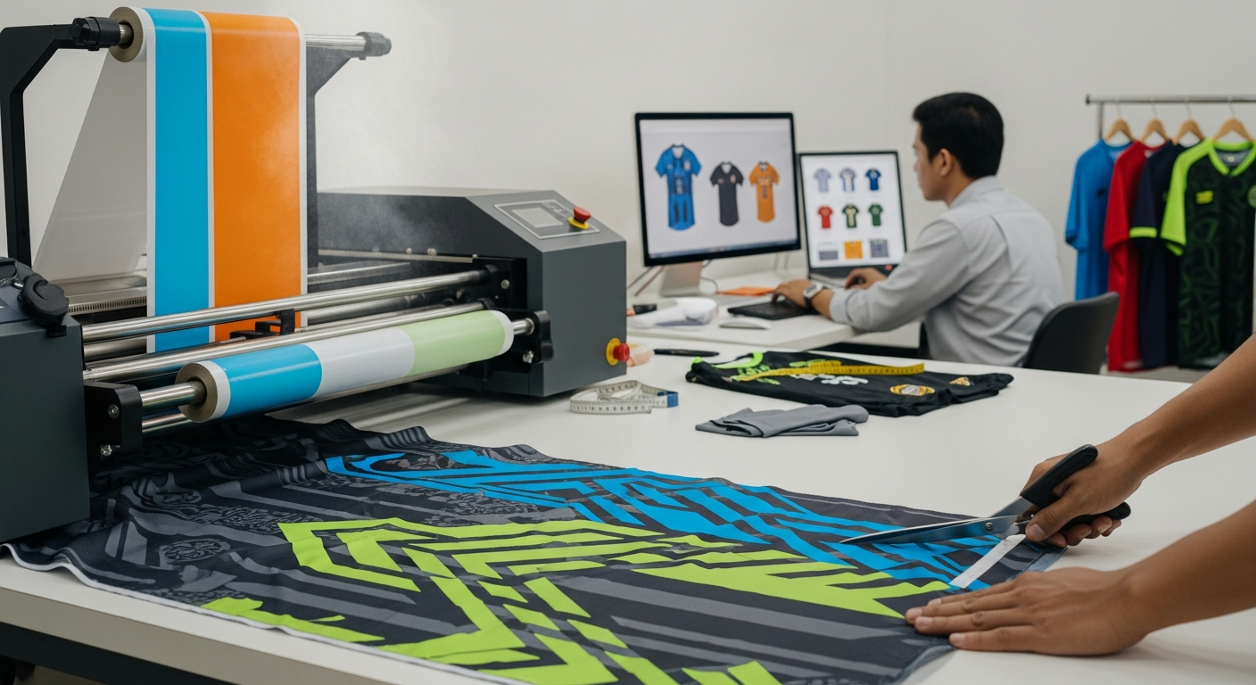 berapa lama proses pembuatan jersey