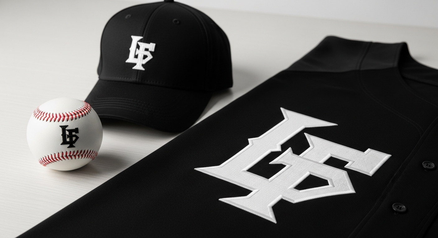 bordir jersey cap baseball