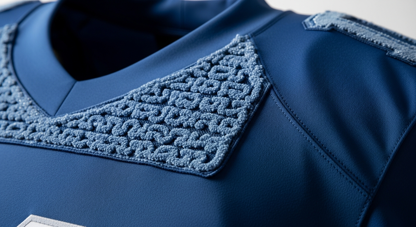 bordir jersey chenille texture