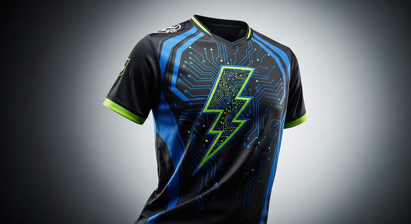 bordir jersey esport