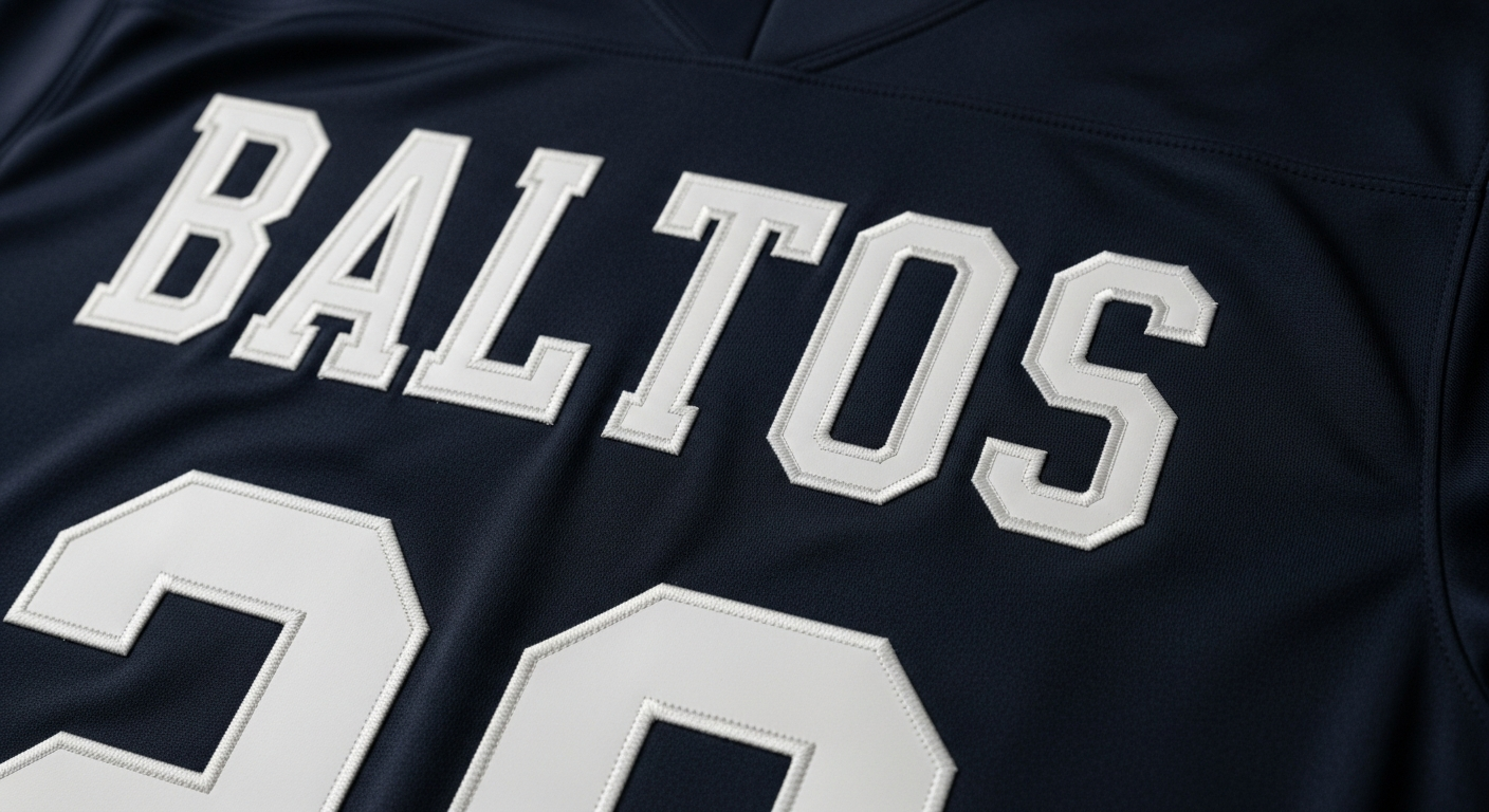 bordir jersey huruf dan angka