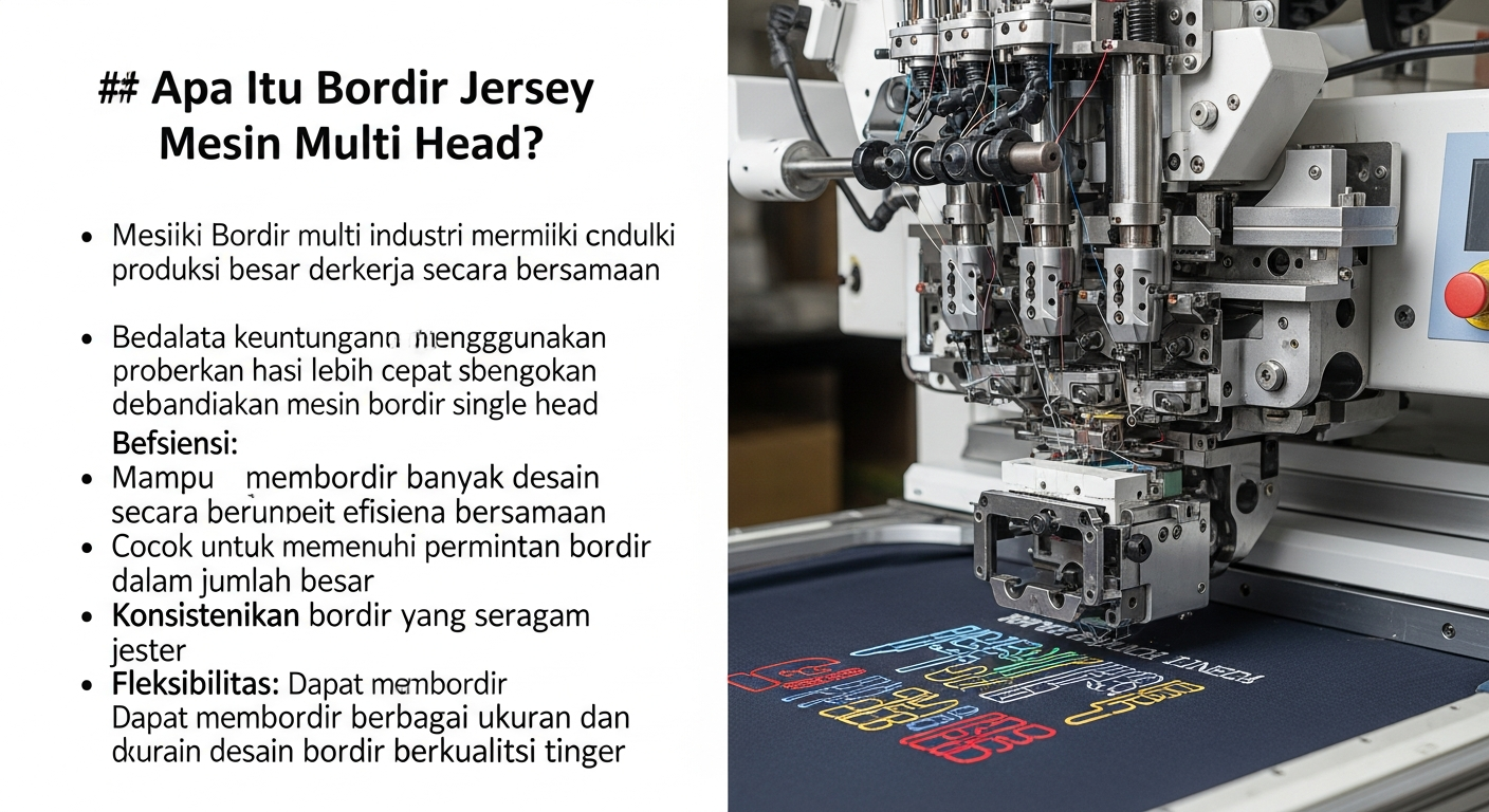 bordir jersey mesin multi head