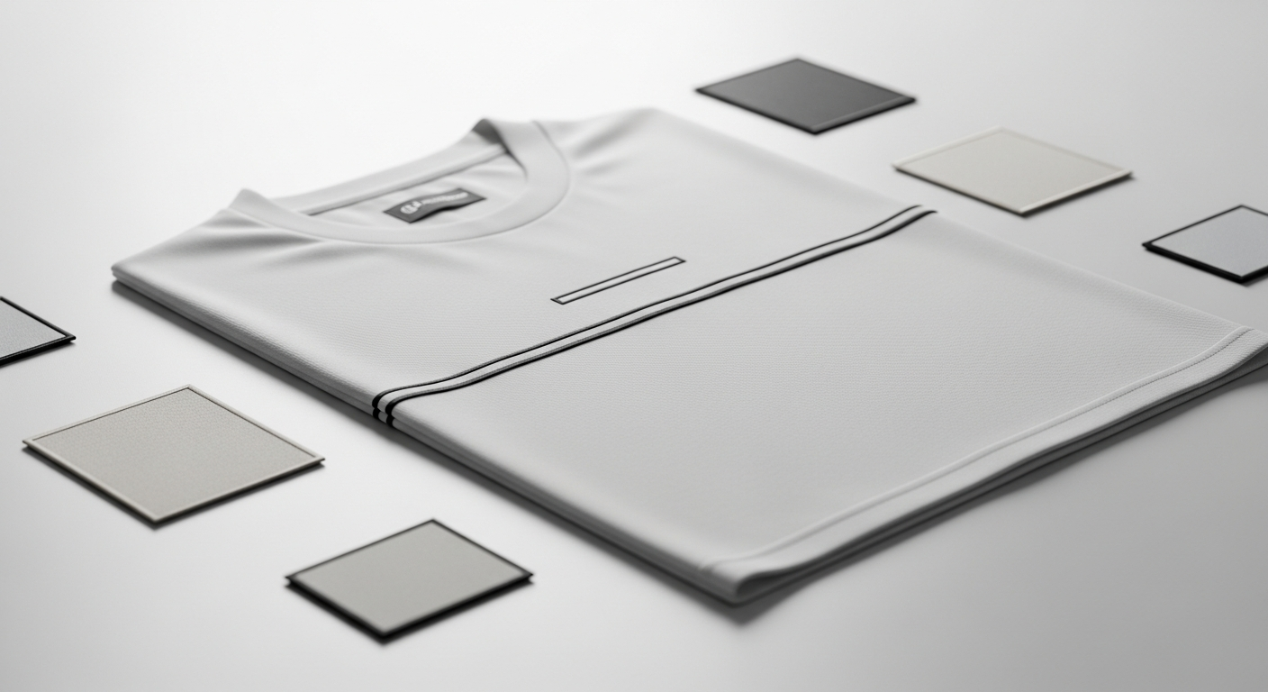 bordir jersey minimalis