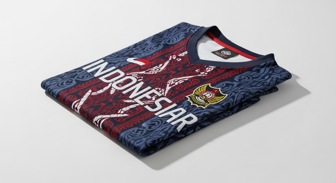 bordir jersey minimalis