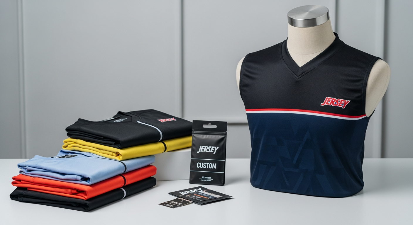 bordir jersey premium