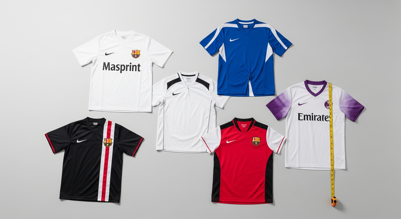 bordir jersey warna warni