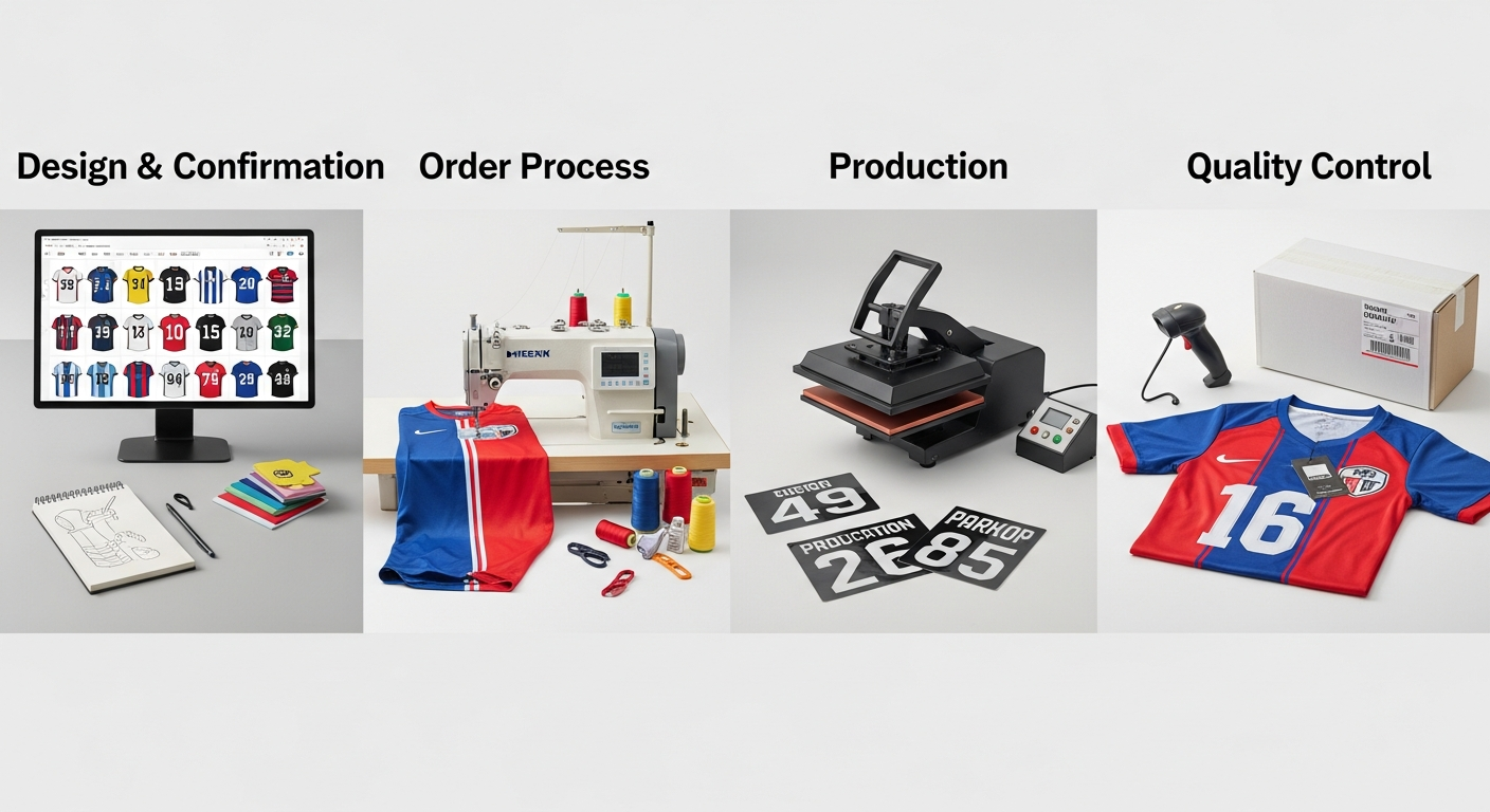 bordir logo jersey custom