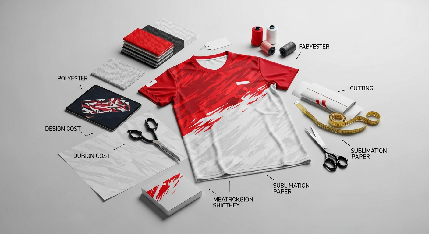 breakdown biaya produksi jersey