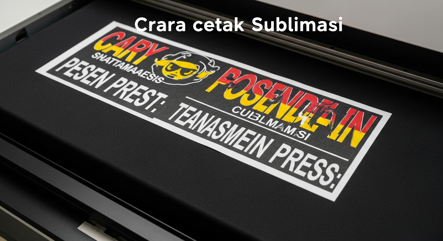 cara cetak sublimasi jersey