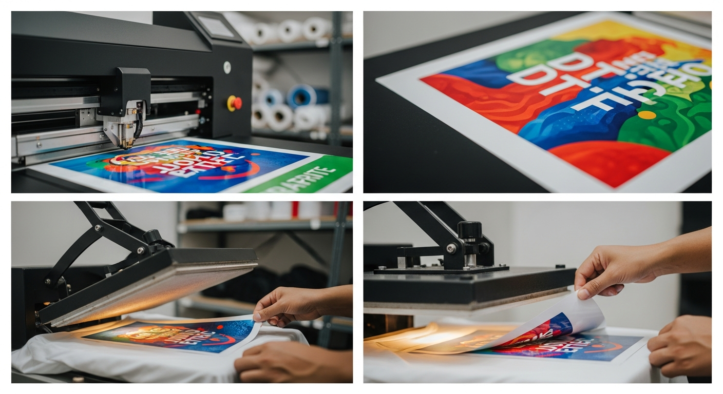 cara kerja DTF printing