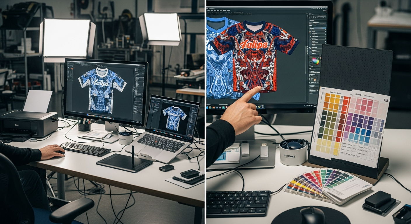 cara kirim desain jersey ke vendor