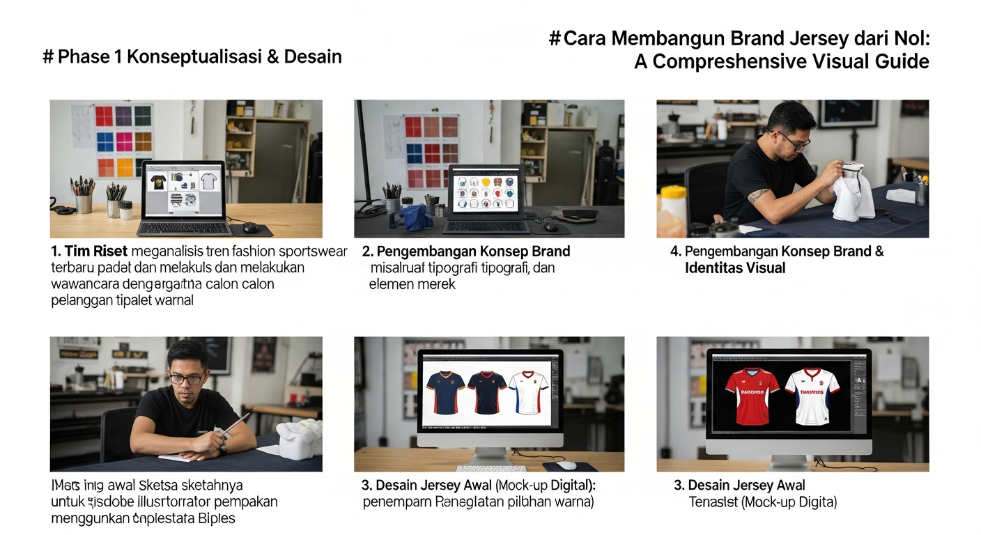 cara membangun brand jersey dari nol