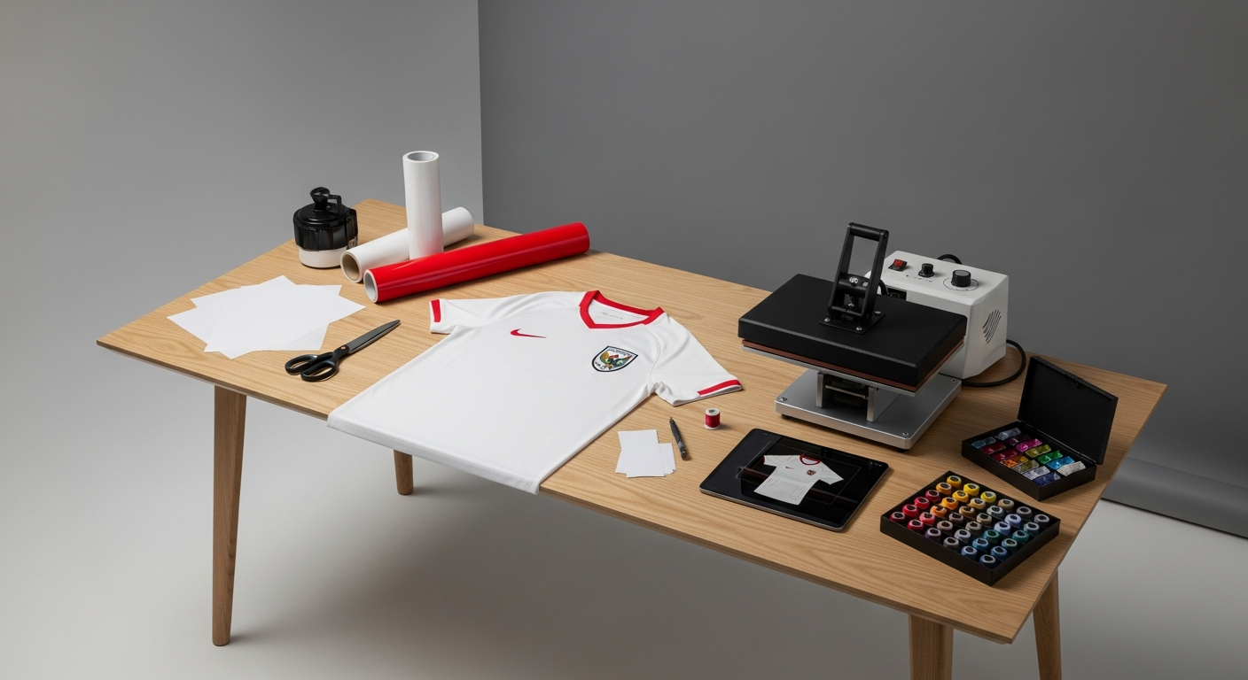 cara membuat logo brand jersey