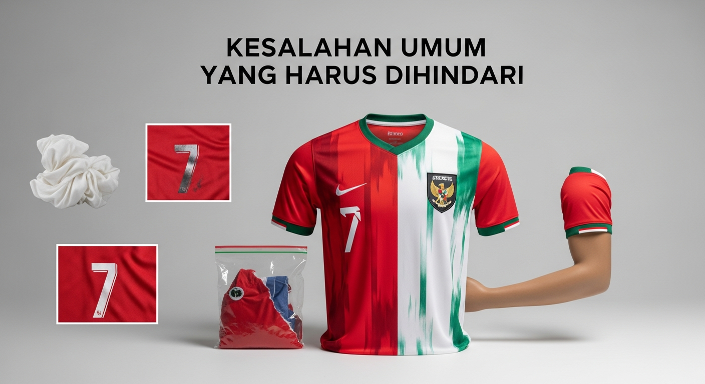 cara mencuci jersey DTF