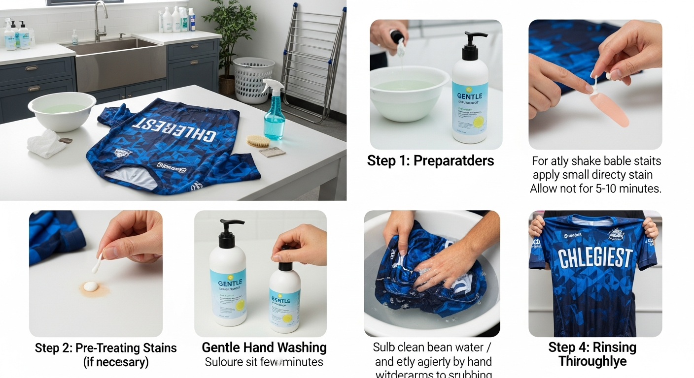 cara mencuci jersey sublimasi