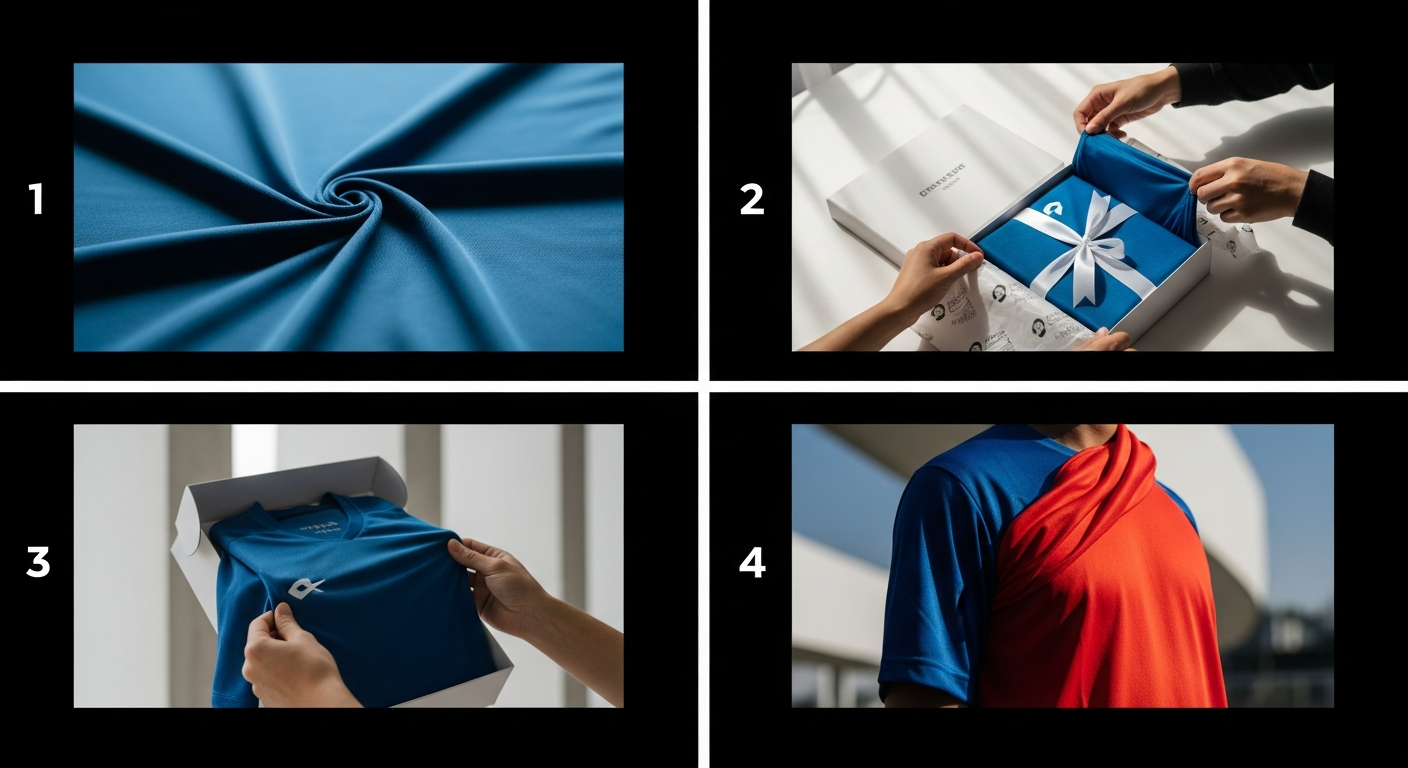 cara menggantung jersey display