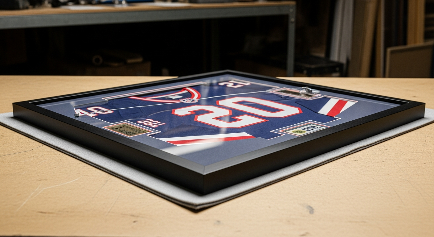 cara menggantung jersey display