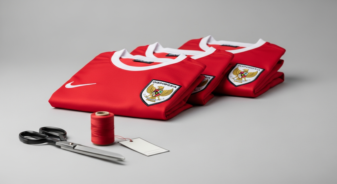 cara menggantung jersey display