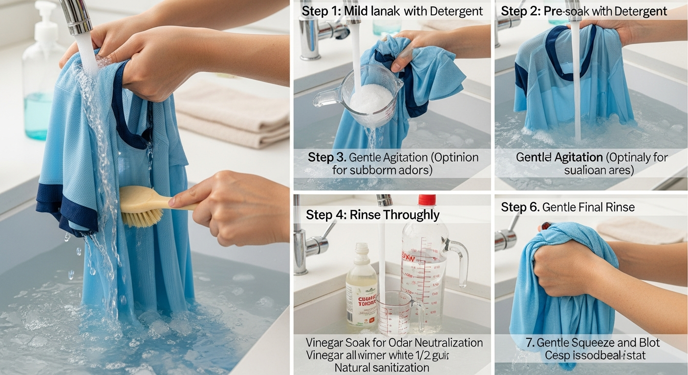 cara menghilangkan bau jersey