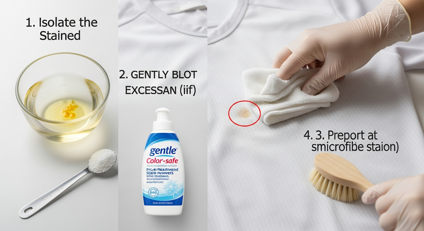 cara menghilangkan noda jersey putih