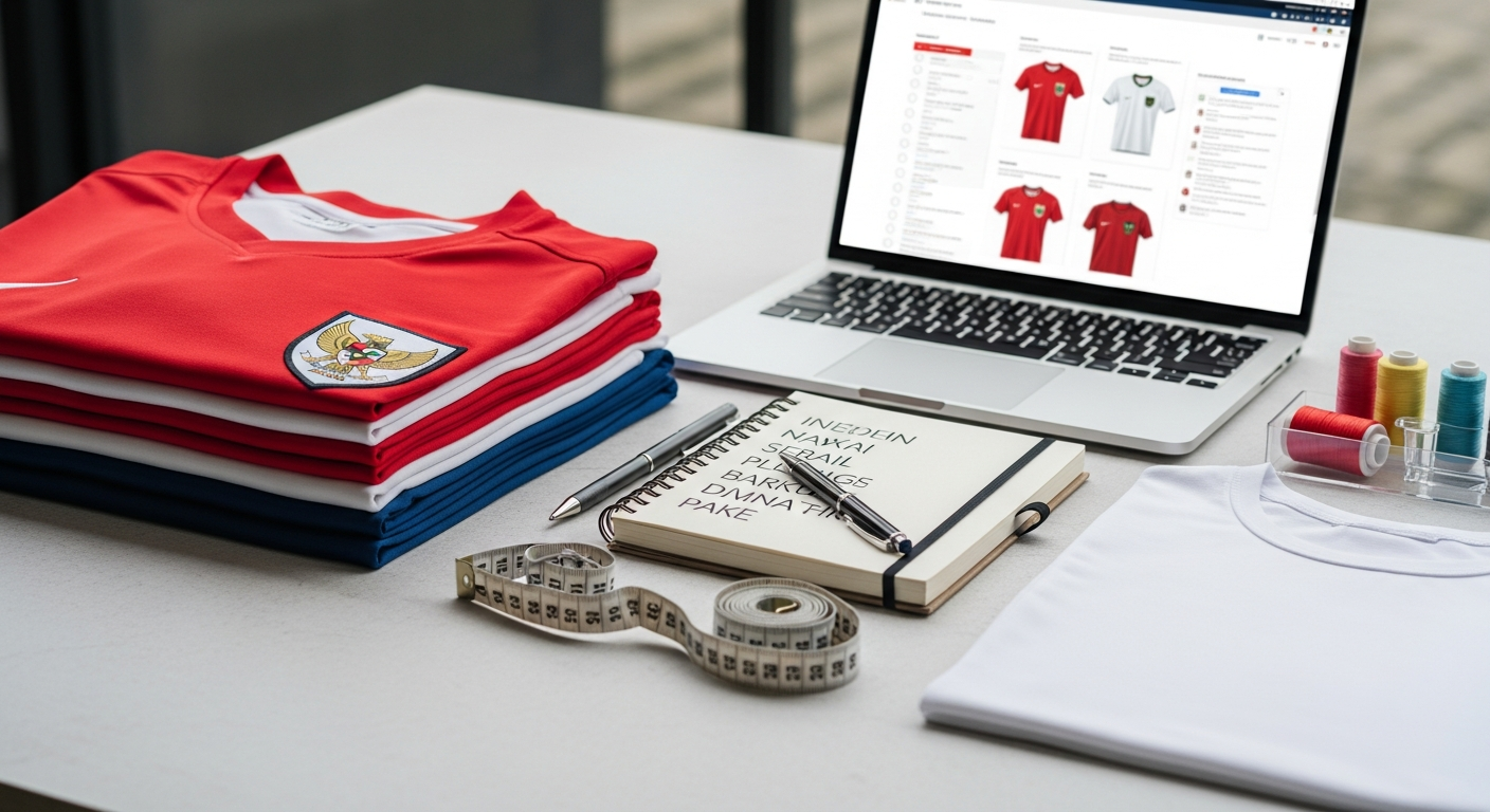 cara menyimpan jersey di lemari