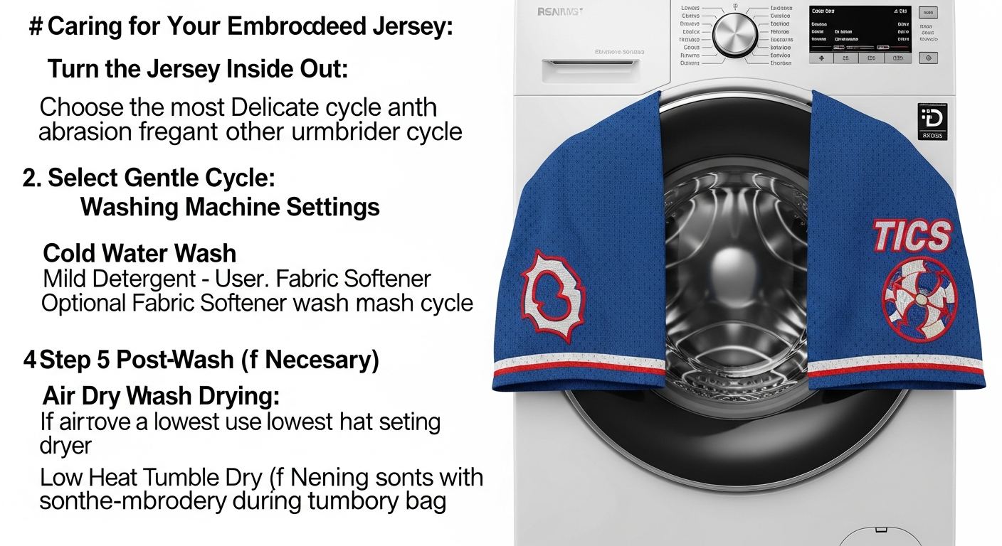 cara merawat bordir jersey agar tidak rusak