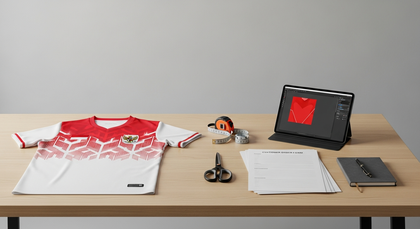 cara order jersey custom online step by step