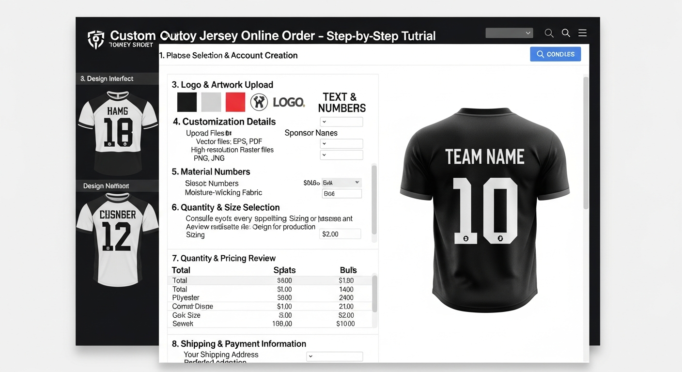 cara order jersey custom online step by step