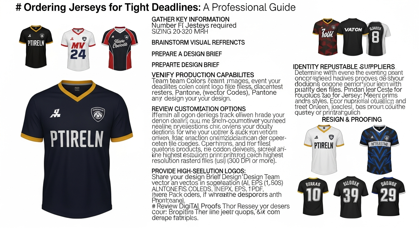 cara order jersey untuk event deadline ketat