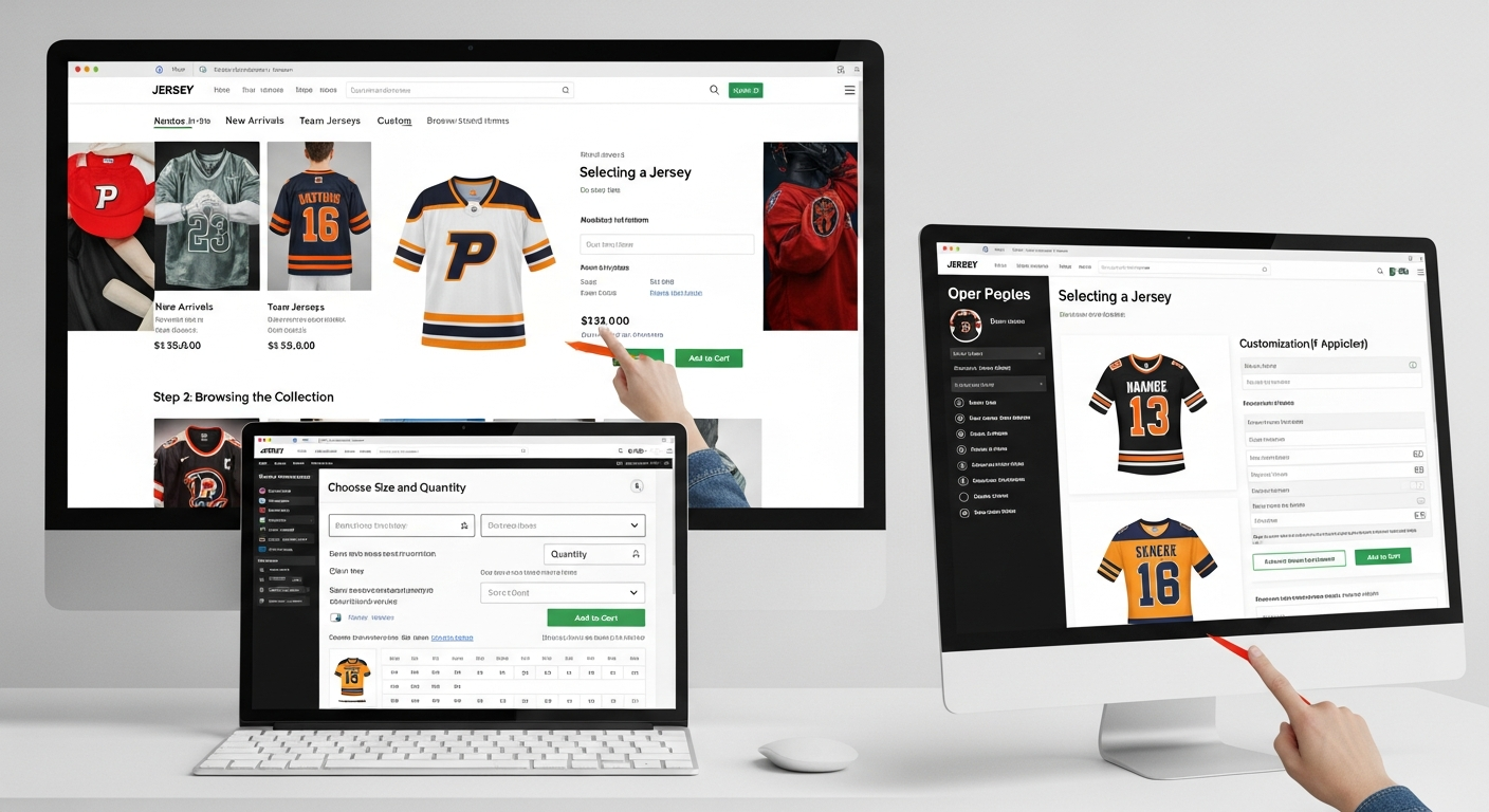 cara order jersey via website