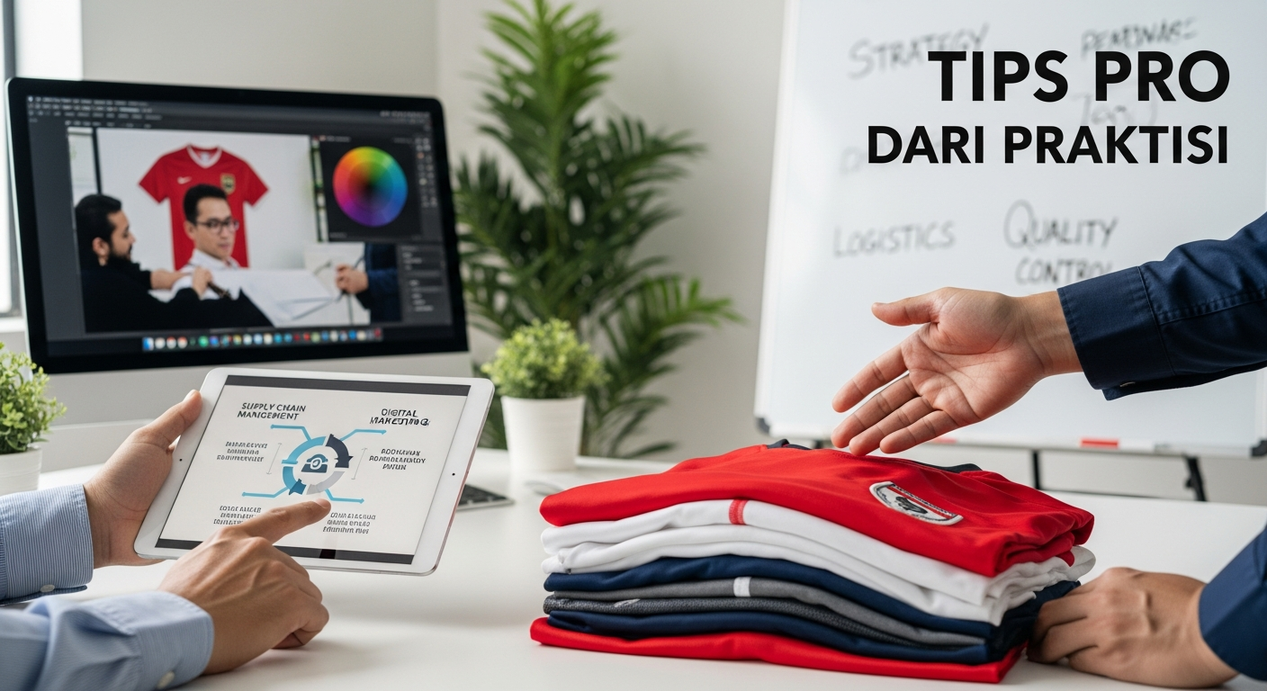 cara presentasi desain jersey ke klien