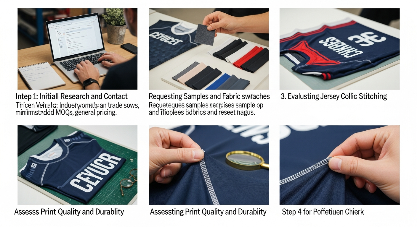 checklist evaluasi vendor jersey