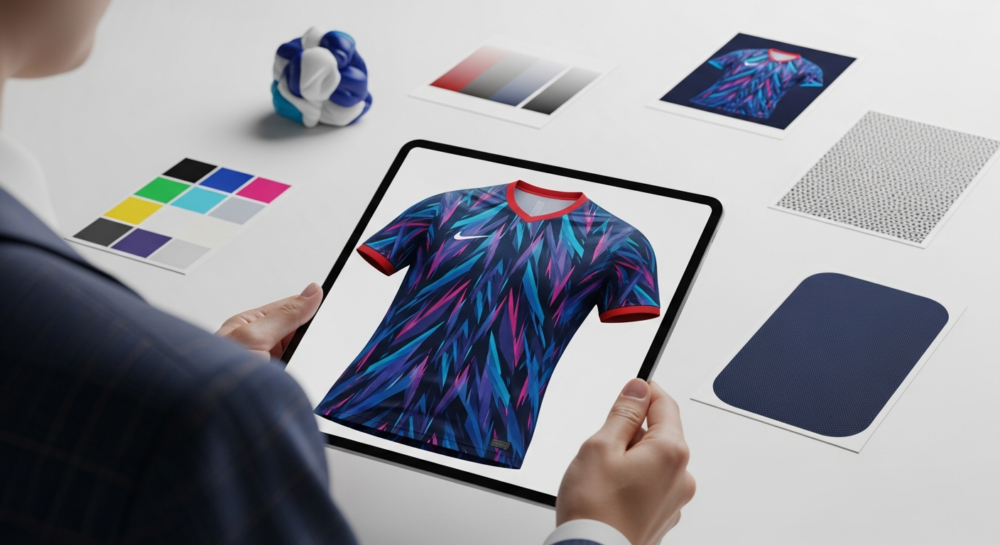 desain jersey AI generated