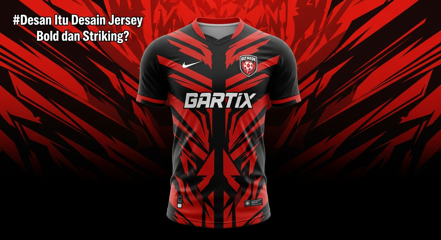 desain jersey bold dan striking