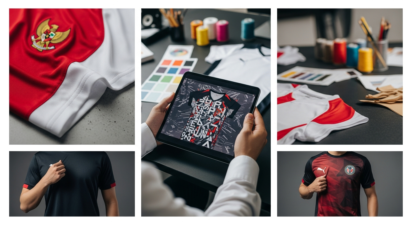 desain jersey bold dan striking