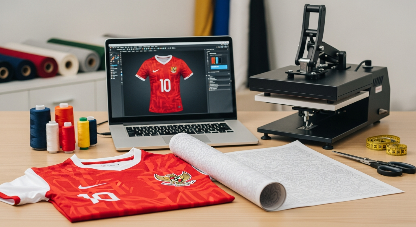 desain jersey dengan DALL-E