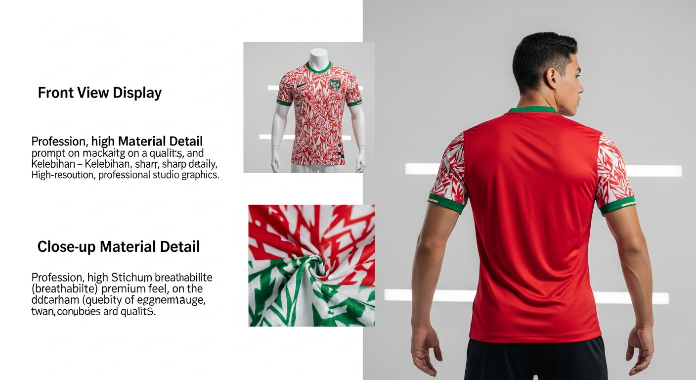 desain jersey gradient ombre