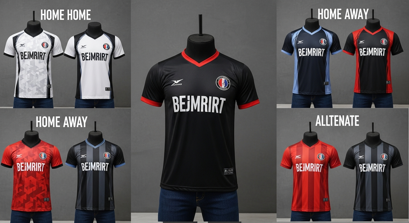 desain jersey home away alternate