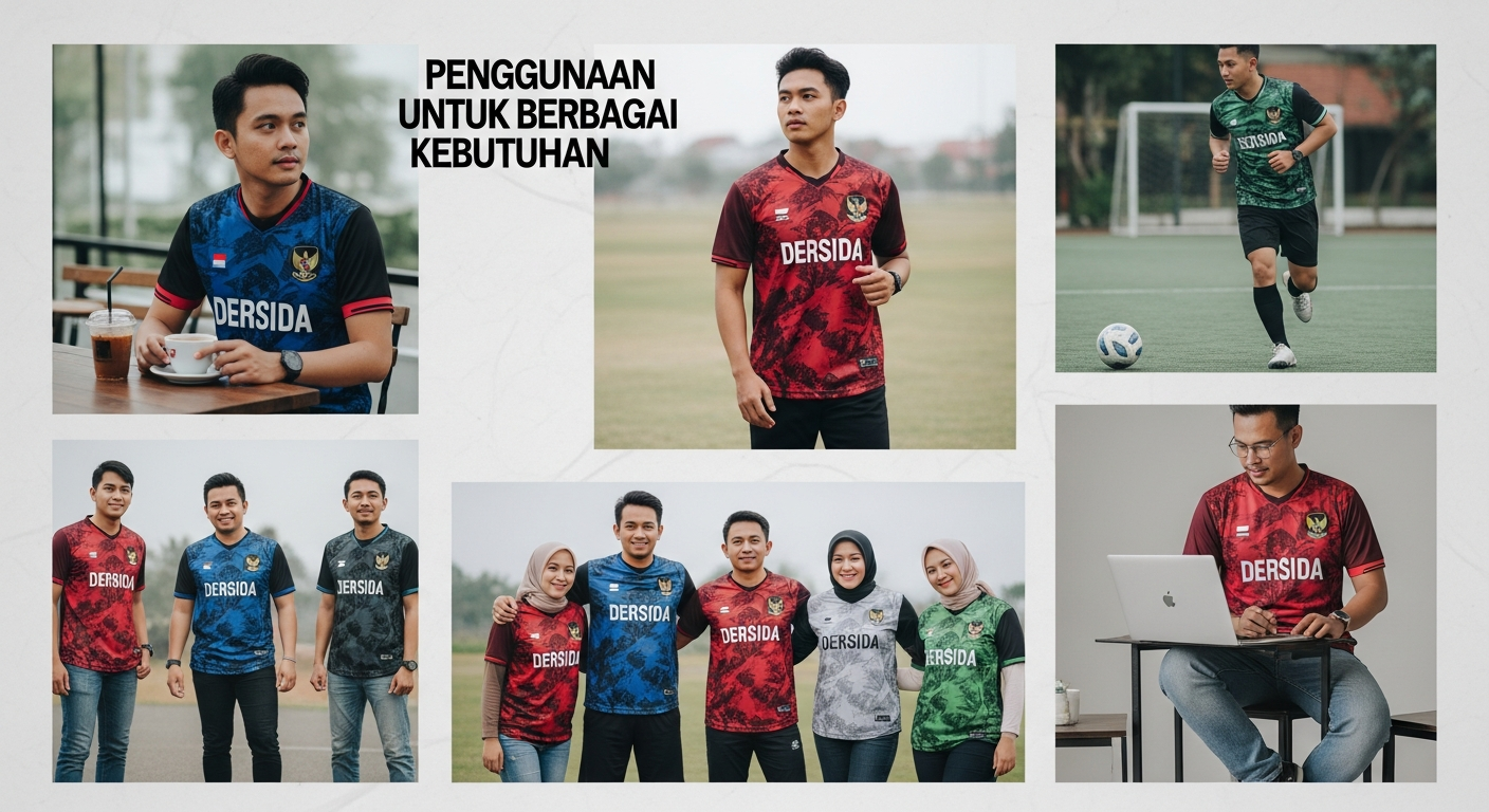 desain jersey ilustrasi karakter