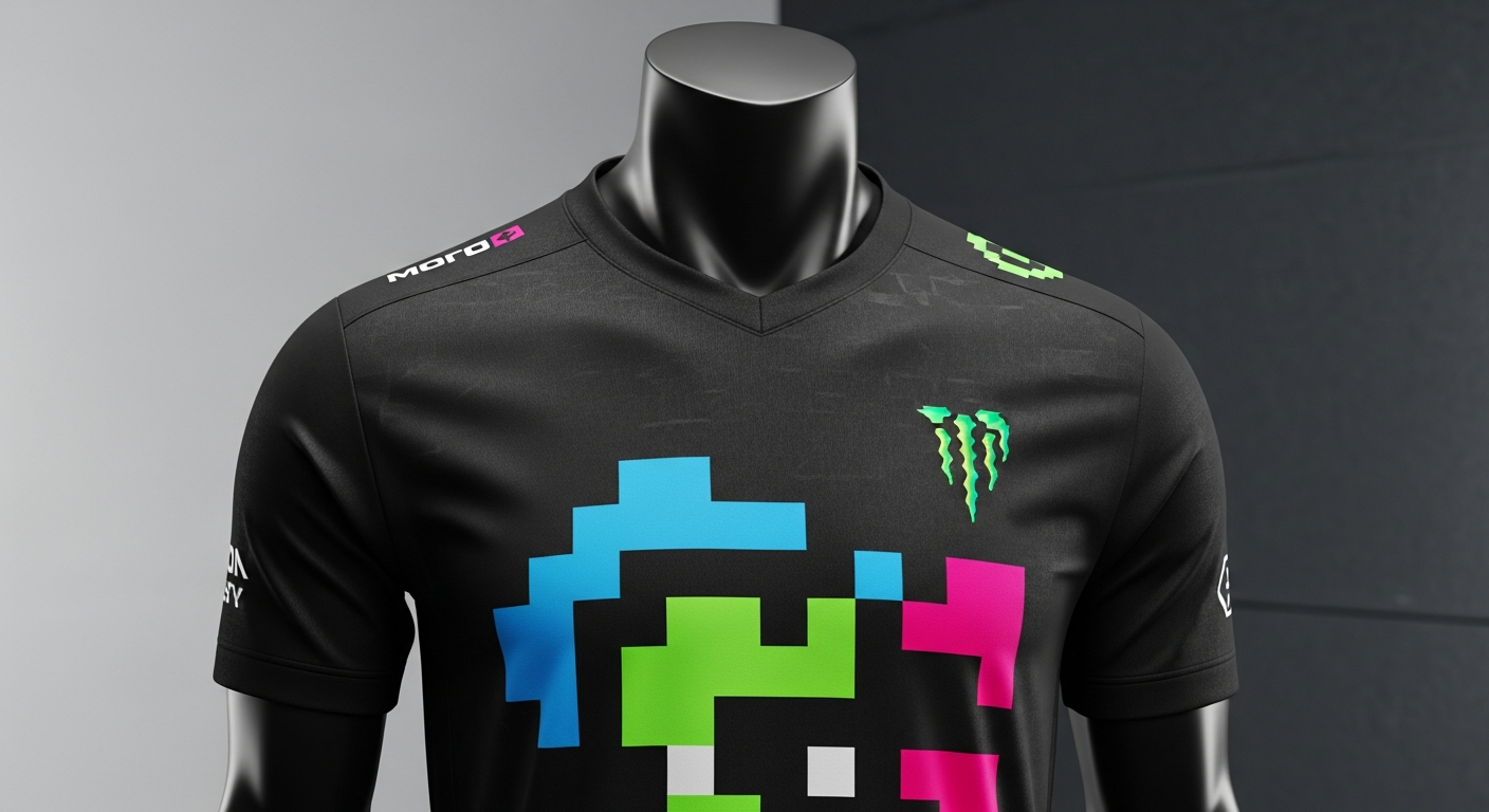 desain jersey pixel art gaming