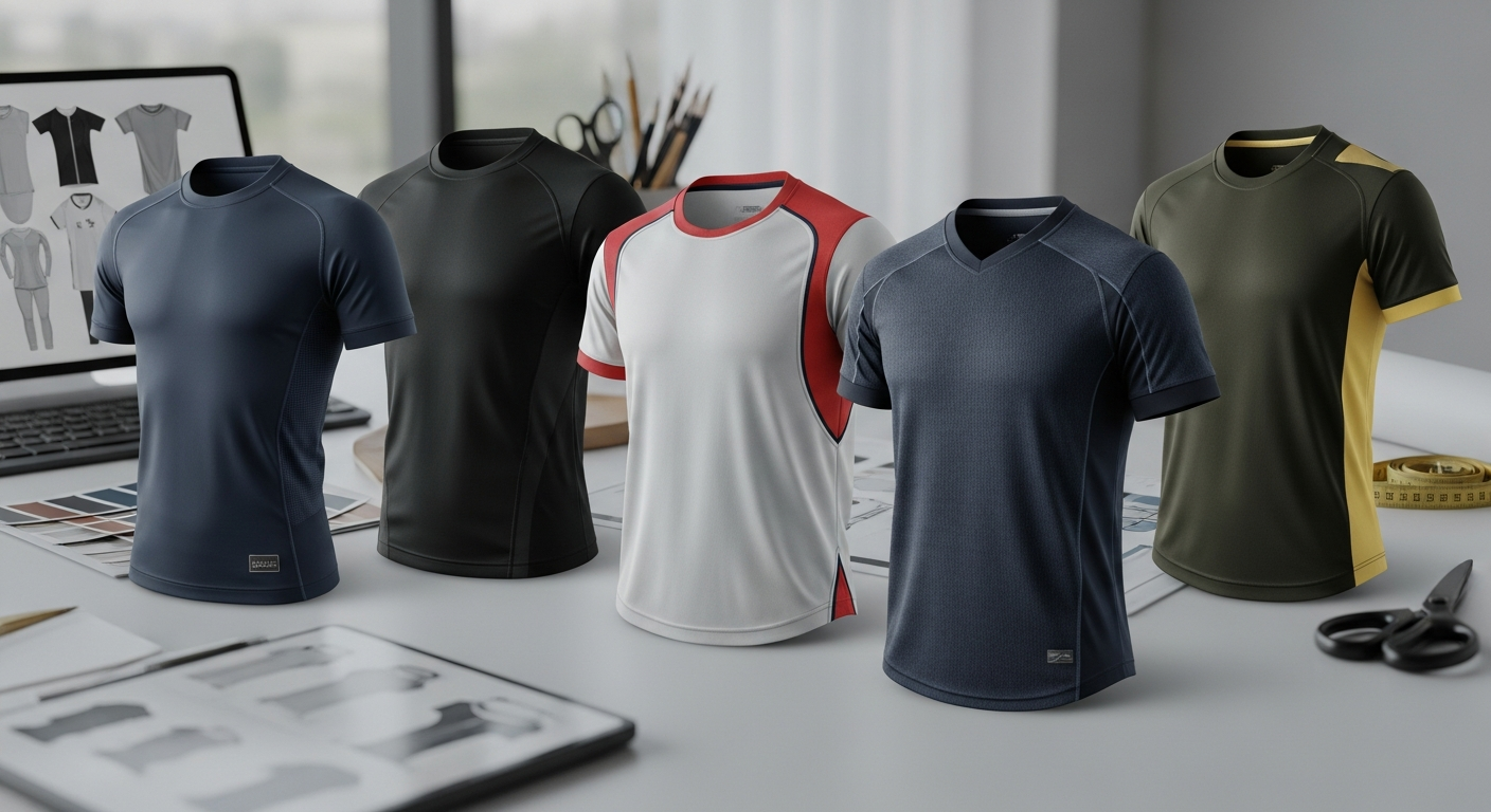 desain jersey sesuai sport type
