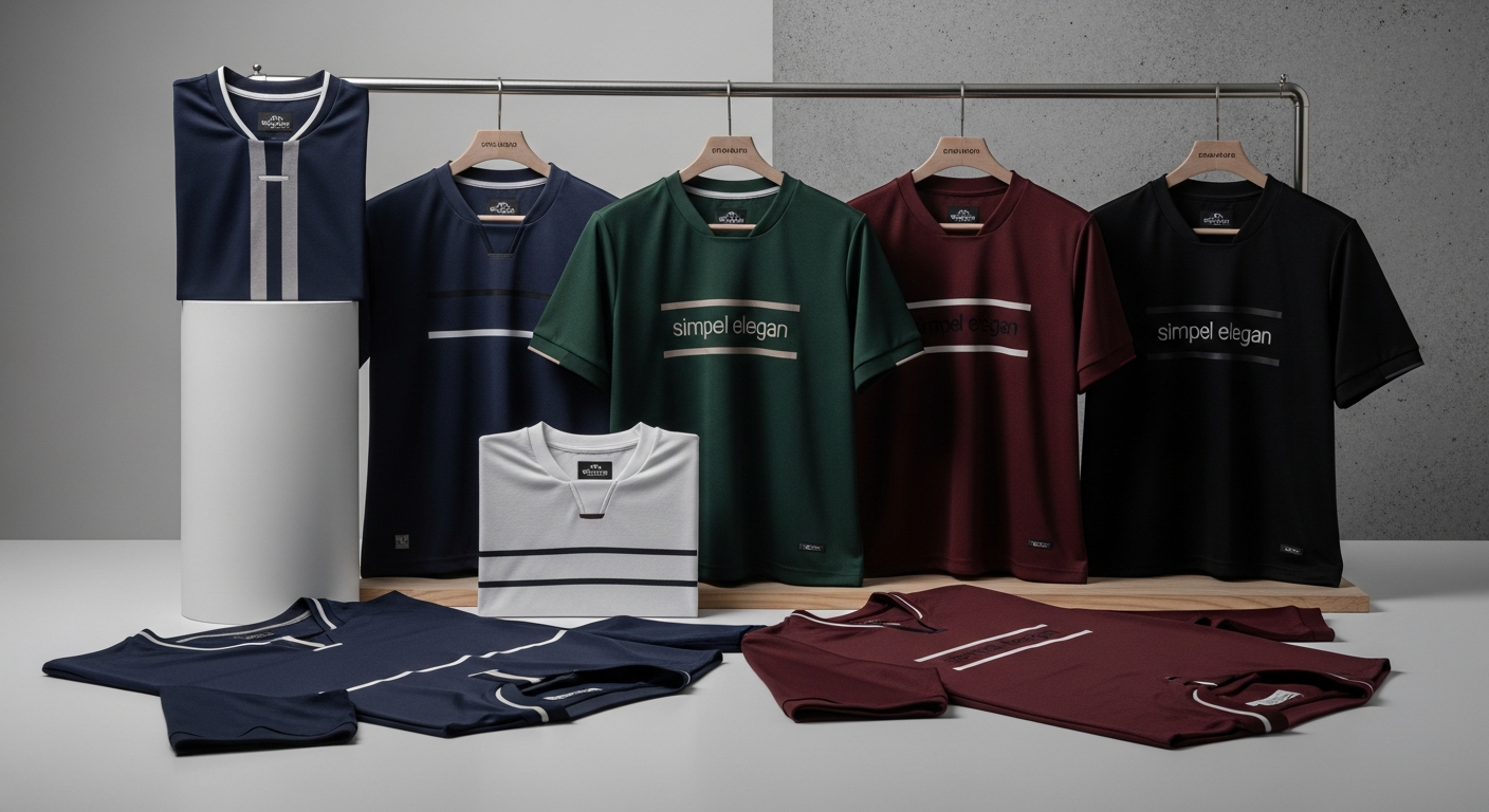 desain jersey simpel elegan