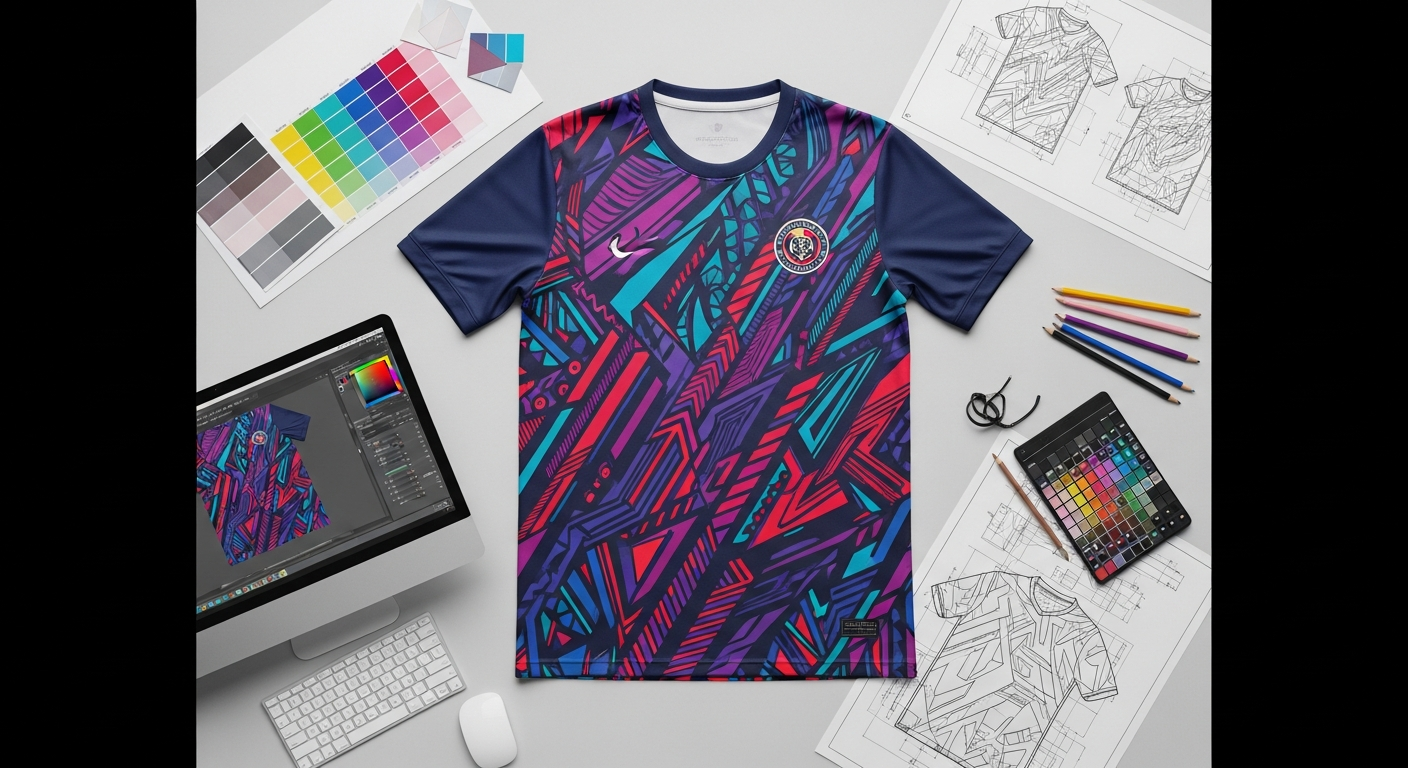 desain jersey vector art